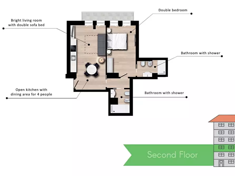 Immagine 9 di Appartamento in affitto  in Via Carlo Freguglia a Milano
