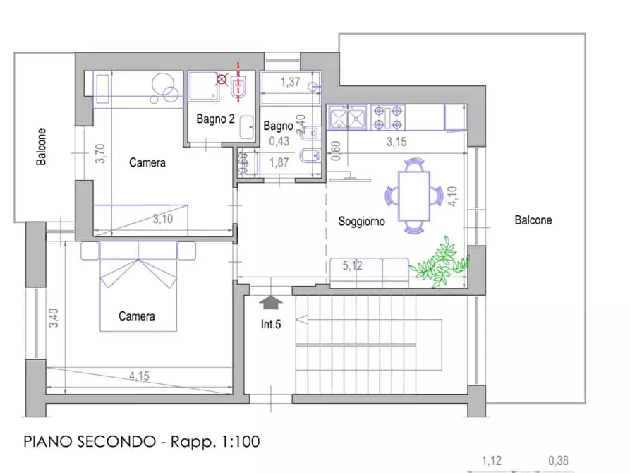Immagine 26 di Appartamento in affitto  in Via delle Tartane8 a Roma