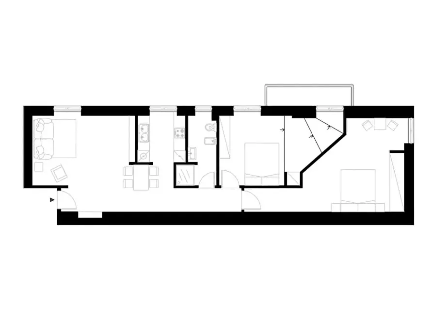 Immagine 21 di Appartamento in affitto  in Via Alberico II15 a Roma