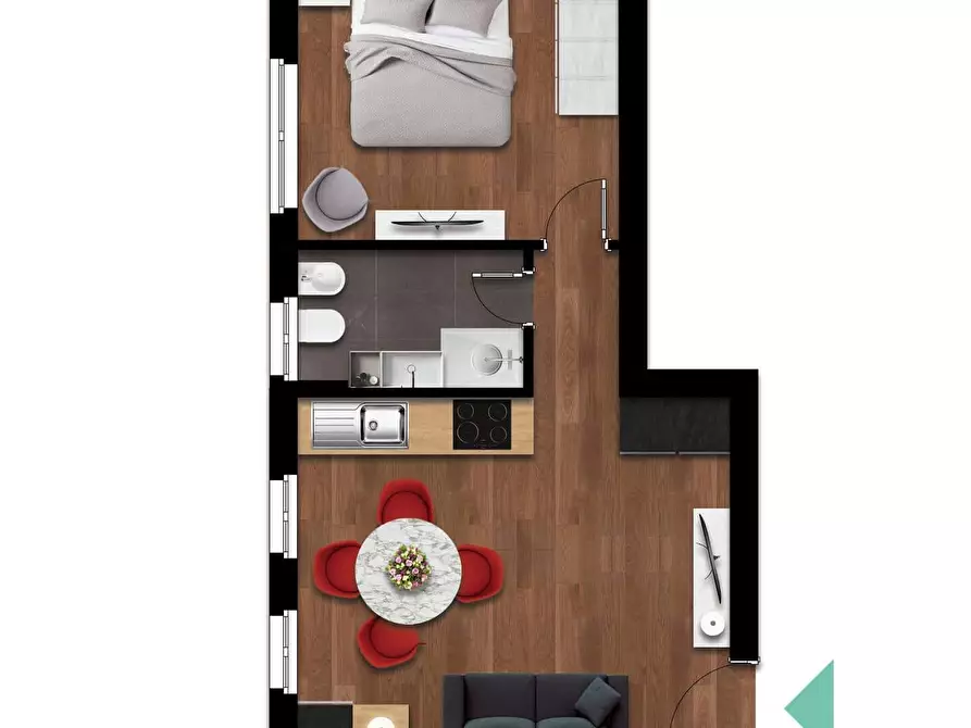 Immagine 34 di Appartamento in affitto  in Via Giacinto Serrati Menotti21 a Milano