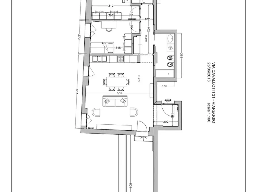 Immagine 26 di Appartamento in affitto  in Via Felice Cavallotti31 a Viareggio