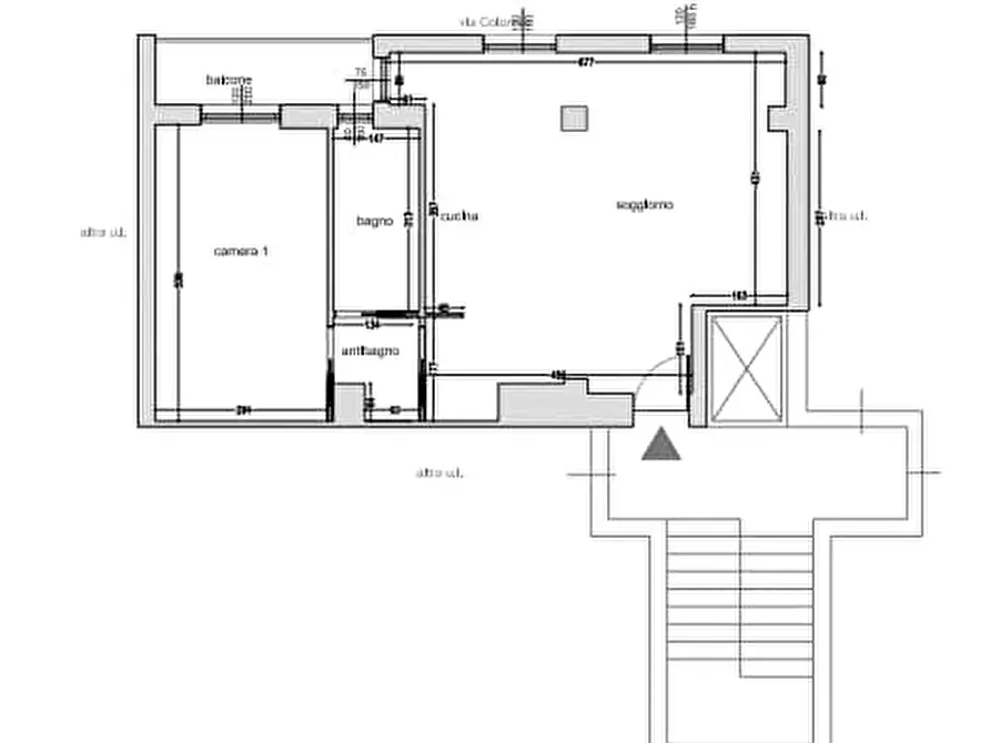 Immagine 20 di Appartamento in affitto  in Via Marcantonio Colonna41 a Milano