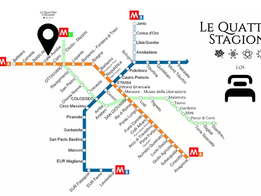 Immagine 5 di Appartamento in affitto  in Via Carlo Pascal33 a Roma