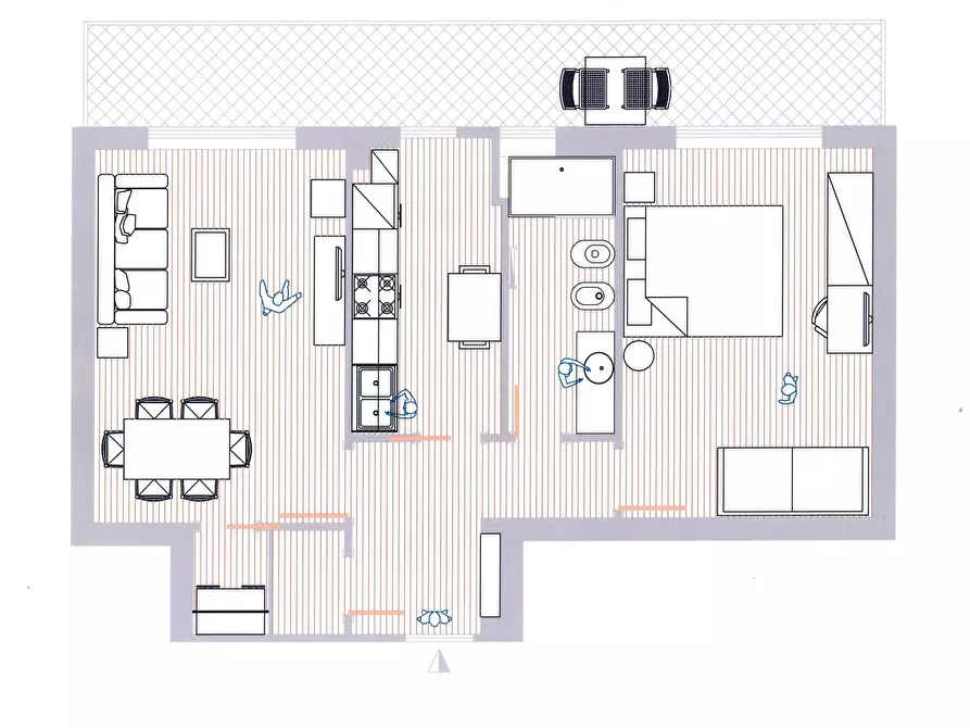 Immagine 21 di Appartamento in affitto  in Via Ettore Ciccotti11 a Roma
