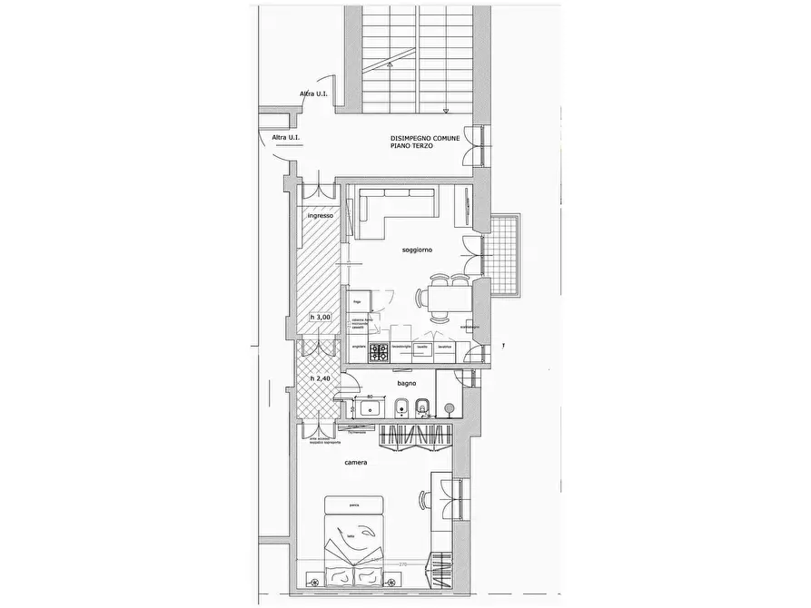 Immagine 24 di Appartamento in affitto  in Via Monviso35 a Milano