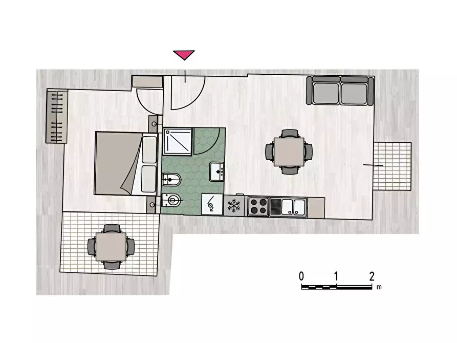 Immagine 26 di Appartamento in affitto  in Via Mascarella86 a Bologna
