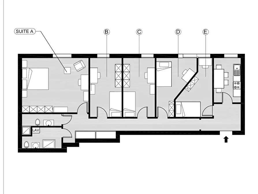 Immagine 6 di Camera in affitto  in Via Michelangelo Buonarroti109 a Padova