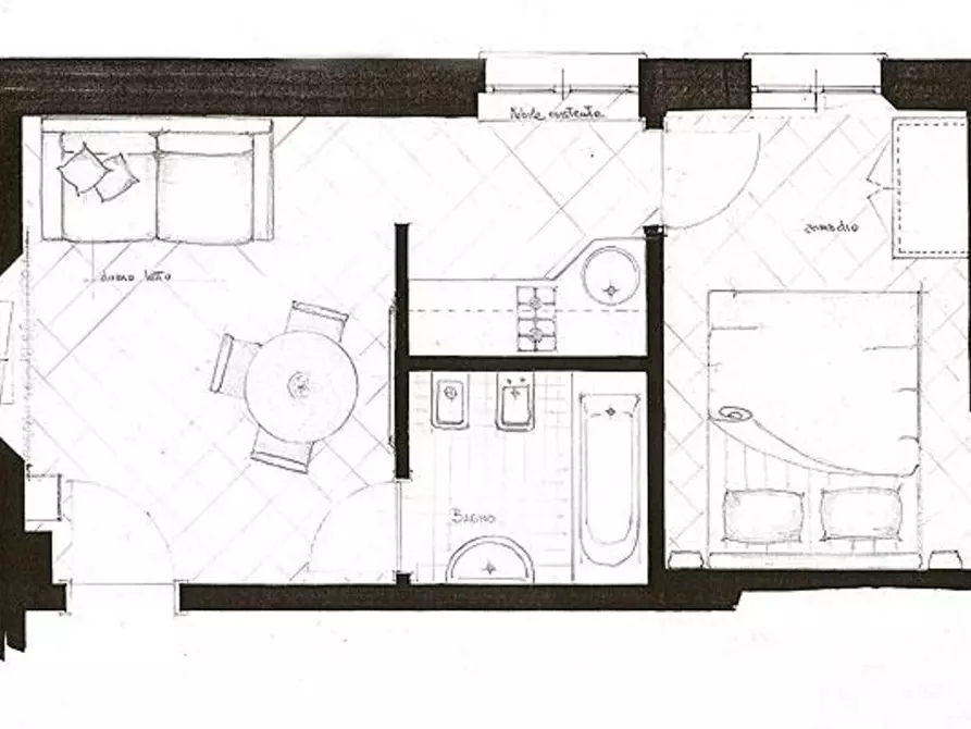 Immagine 21 di Appartamento in affitto  in Via del Moro2 a Firenze