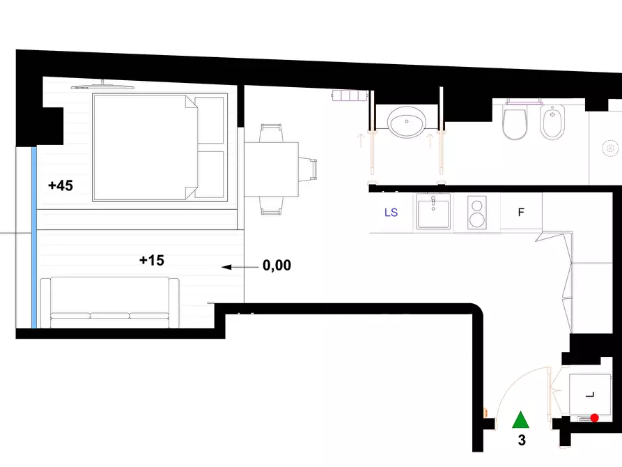 Immagine 21 di Appartamento in affitto  in Via Francesco Daverio6 a Milano