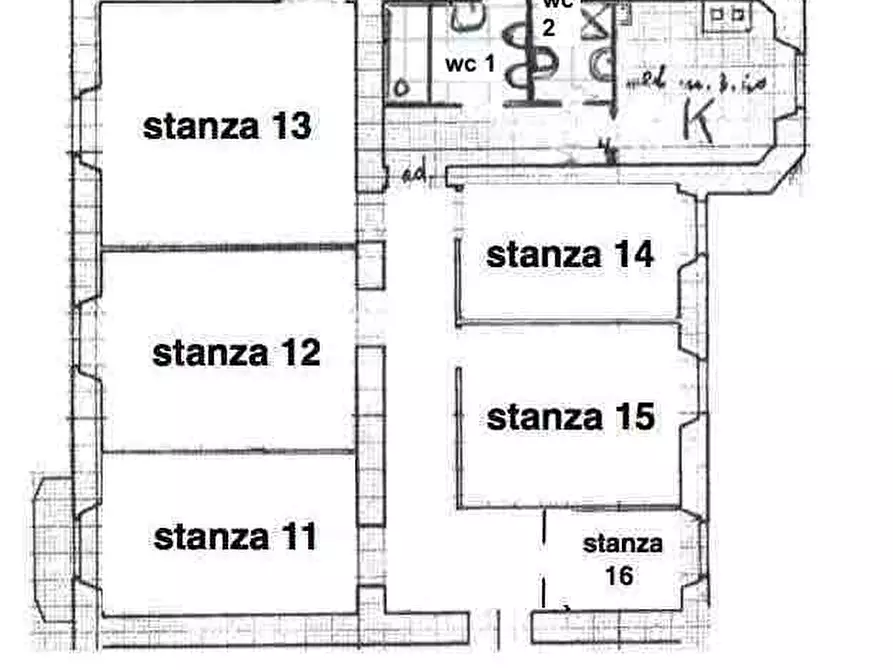 Immagine 12 di Camera in affitto  in Via Treviso43 a Roma
