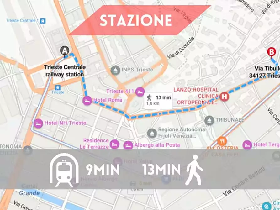 Immagine 24 di Appartamento in affitto  in Via Tibullo1 a Trieste