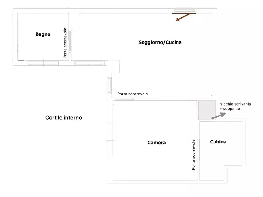 Immagine 9 di Appartamento in affitto  in Bastioni di Porta Volta7 a Milano