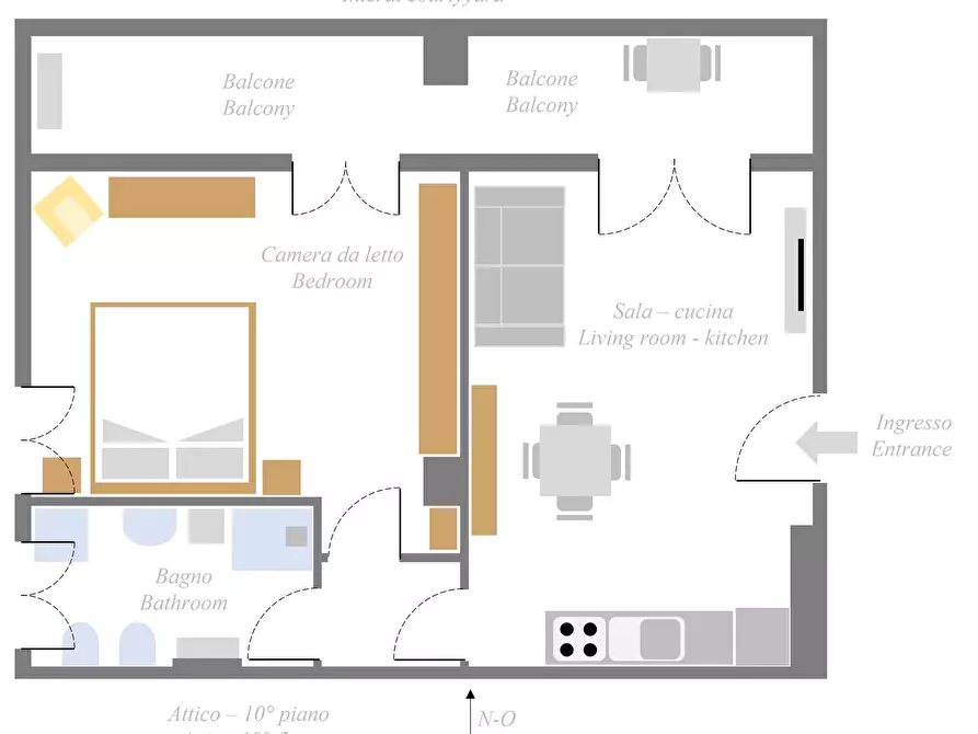 Immagine 10 di Appartamento in affitto  in Viale Marche99 a Milano