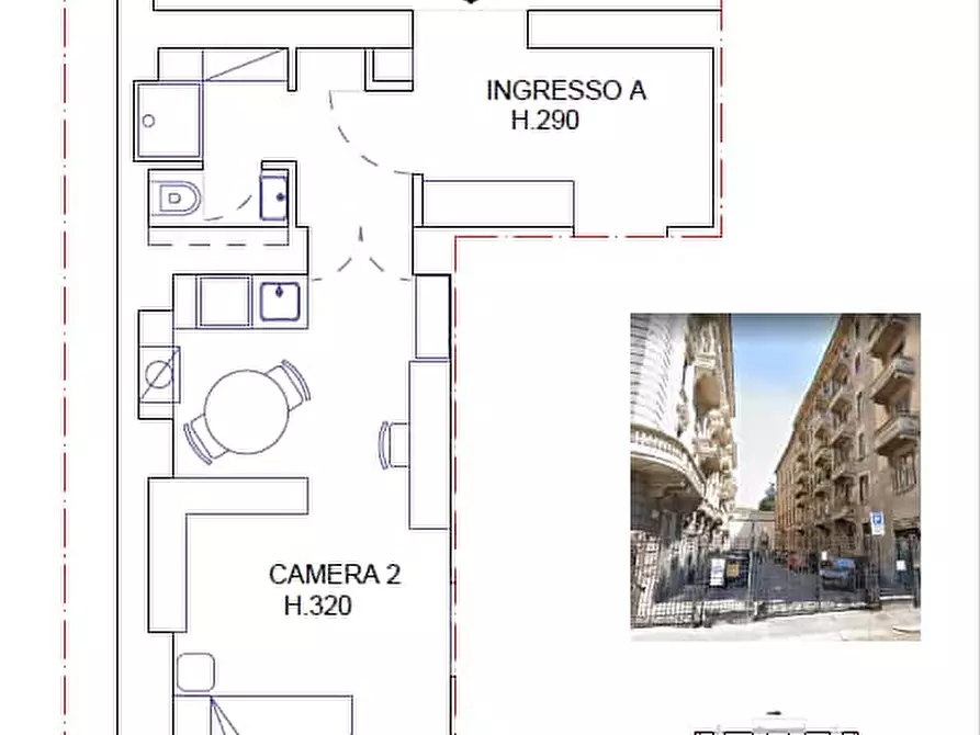 Immagine 9 di Appartamento in affitto  in Via Privata Vasto4 a Milano