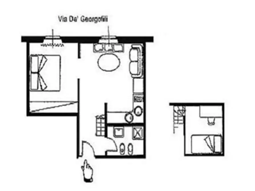 Immagine 9 di Appartamento in affitto  in Via dei Georgofili3 a Firenze
