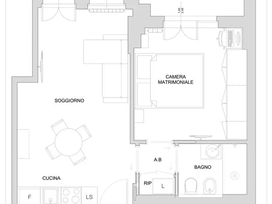 Immagine 22 di Appartamento in affitto  in Via Marco Aurelio8 a Milano