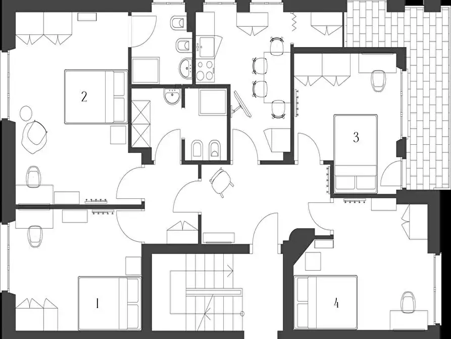 Immagine 22 di Camera in affitto  in Via Ulisse Salis10 a Milano