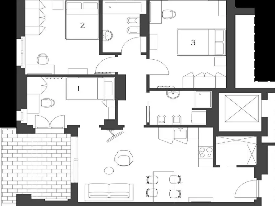 Immagine 44 di Camera in affitto  in Via Giovanni Spadolini10a a Milano