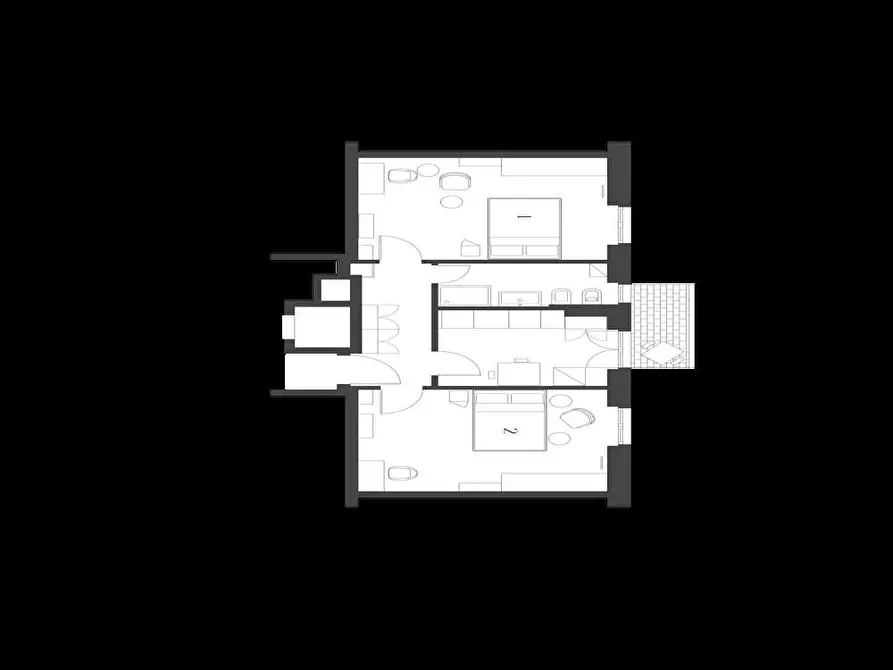 Immagine 50 di Camera in affitto  in Via Privata Ludovico Cavaleri7 a Milano