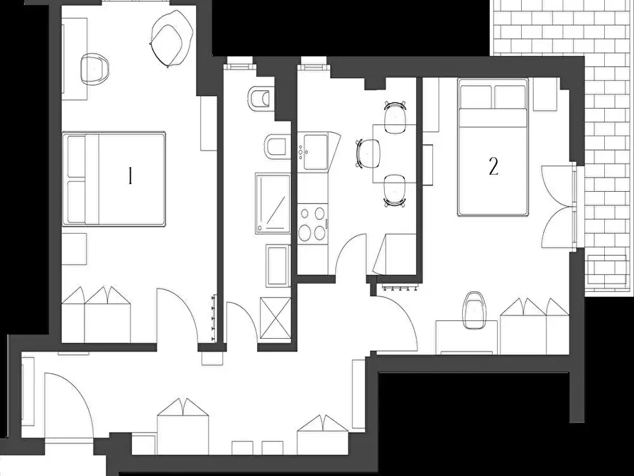 Immagine 23 di Camera in affitto  in Via Salasco1 a Milano