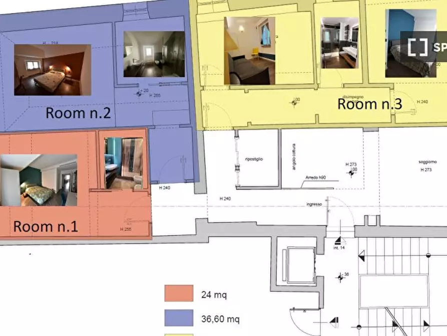 Immagine 17 di Camera condivisa in affitto  in Via S. Luca a Genova
