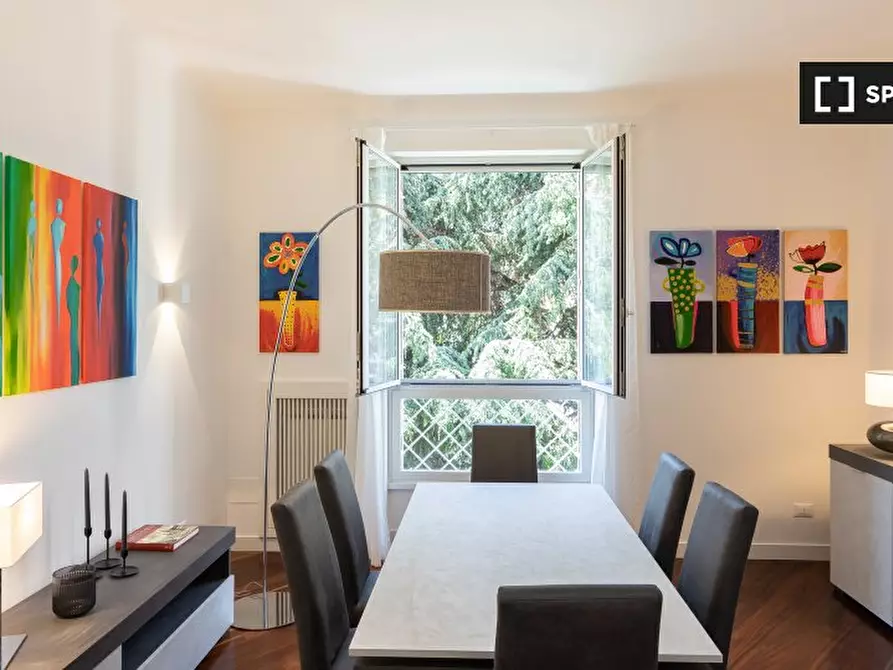 Immagine 13 di Appartamento in affitto  in Via della Farnesina a Roma