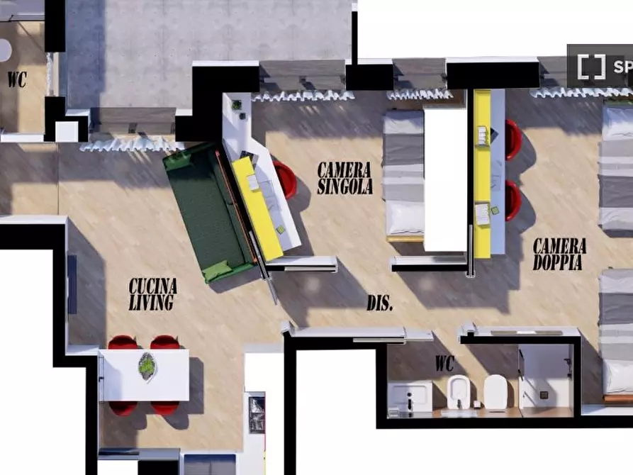 Immagine 8 di Appartamento in affitto  in Viale Lombardia a Milano