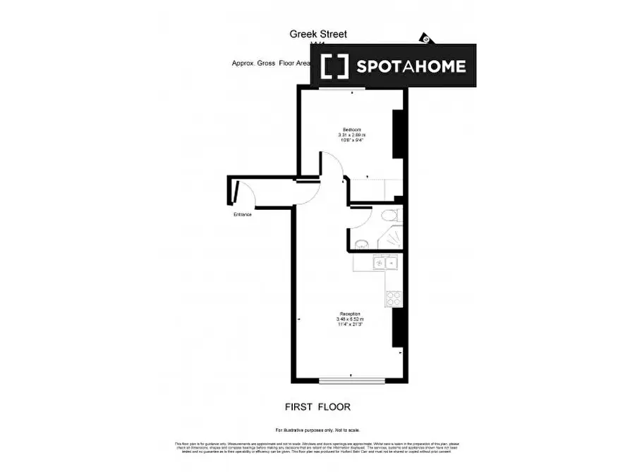 Immagine 6 di Appartamento in affitto  in Flat 7 Greek St a 