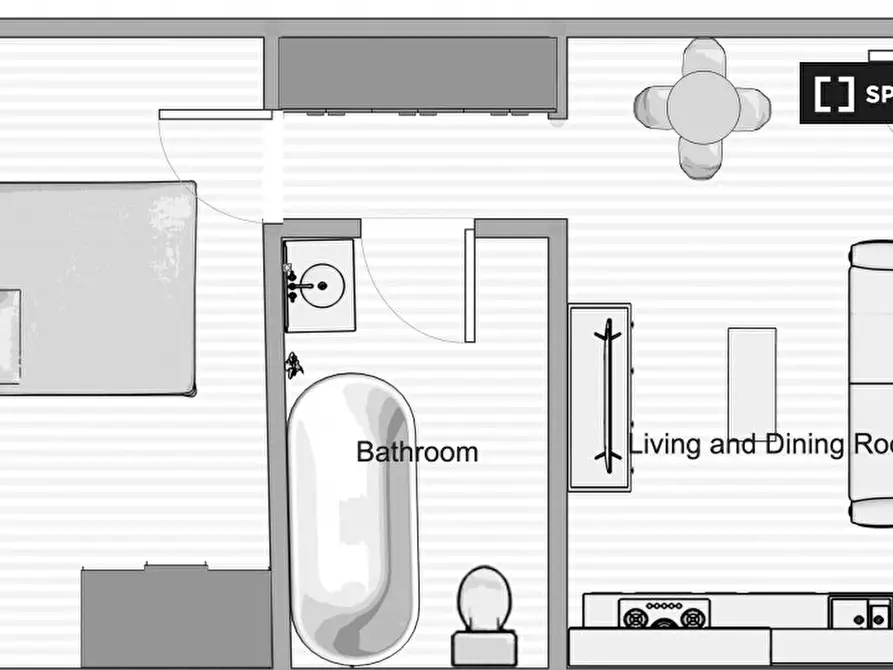 Immagine 6 di Appartamento in affitto  in Pratt St a Camden Town