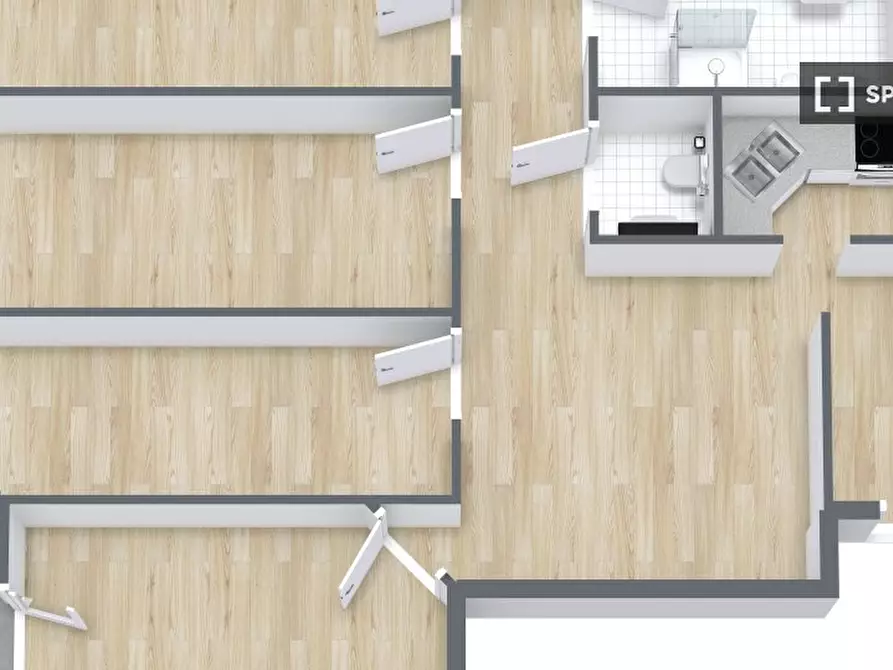 Immagine 18 di Camera condivisa in affitto  in Via Federico Engels a Milano