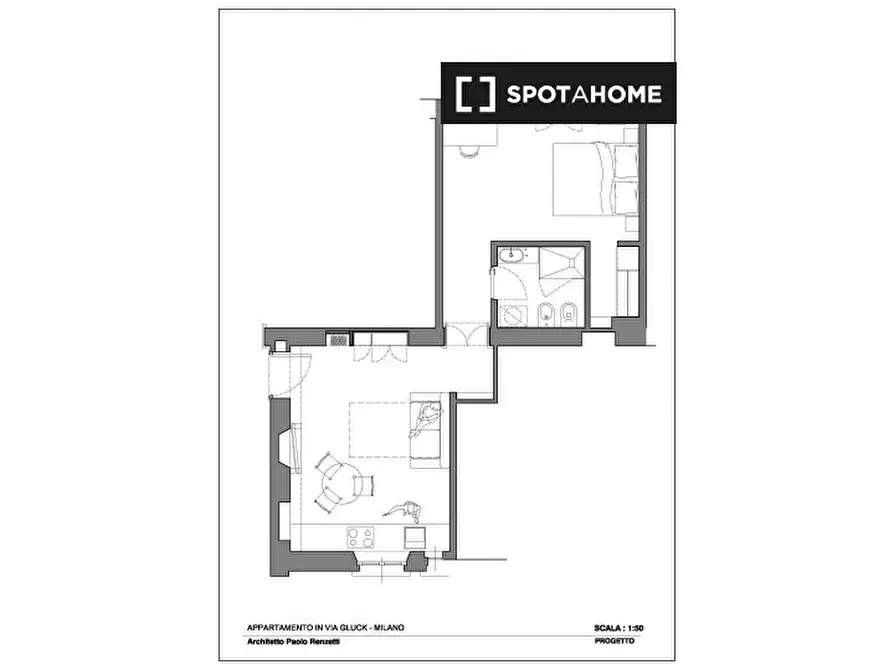 Immagine 19 di Appartamento in affitto  in Via Cristoforo Gluck Milano MI, Italy a Milano