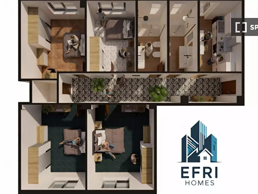 Immagine 1 di Appartamento in affitto  in Via Privata Carlo Antonio Carlone a Milano