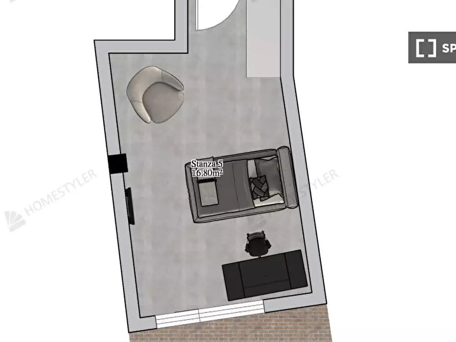 Immagine 5 di Camera condivisa in affitto  in Via Ignazio Guidi a Roma