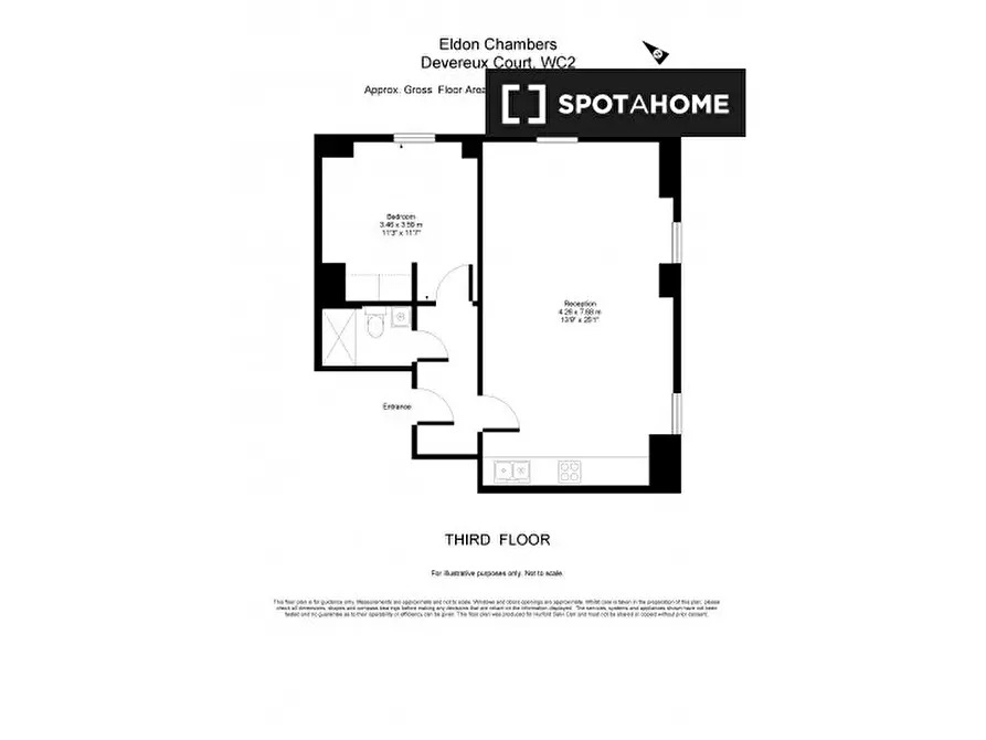 Immagine 9 di Appartamento in affitto  in Flat Eldon Chambers a 