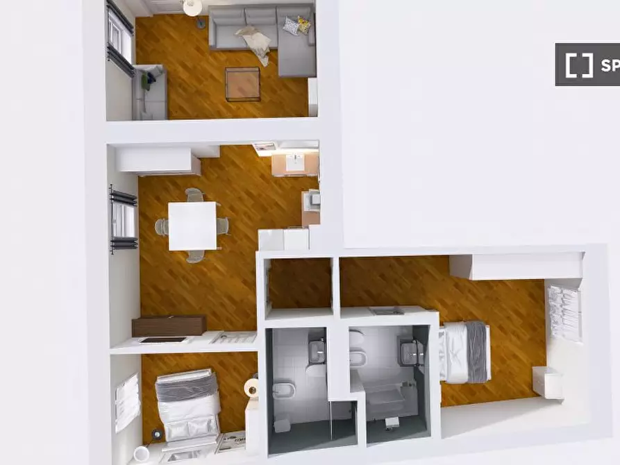 Immagine 7 di Appartamento in affitto  in Via Crema a Milano