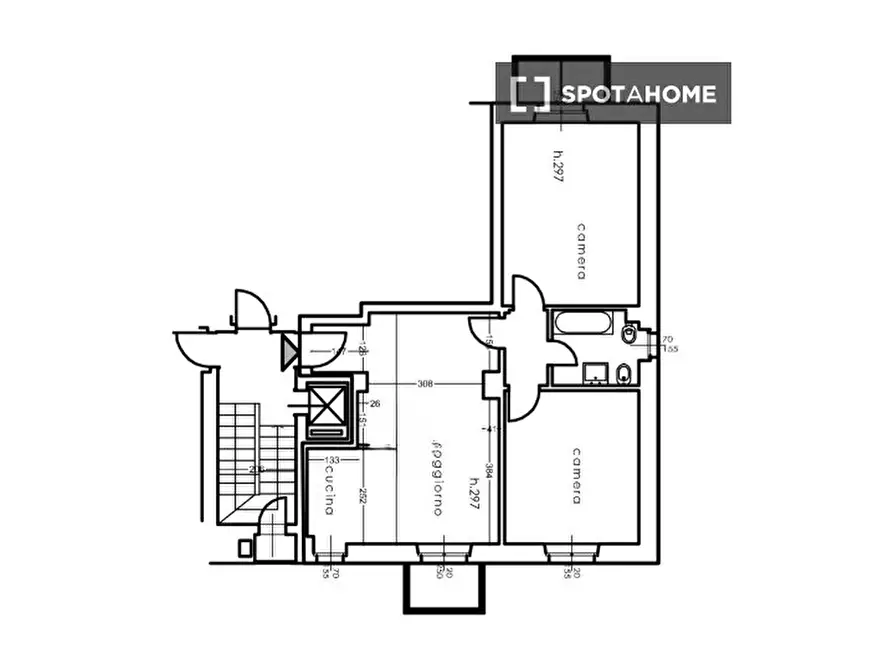 Immagine 13 di Appartamento in affitto  in Piazza Melozzo da Forlì a Milano