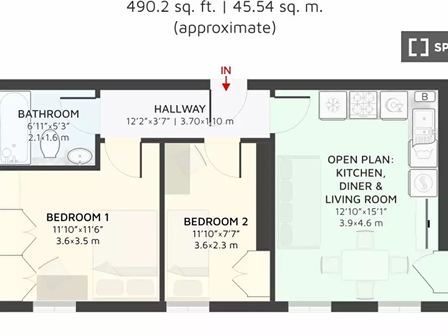 Immagine 3 di Appartamento in affitto  in flat a 