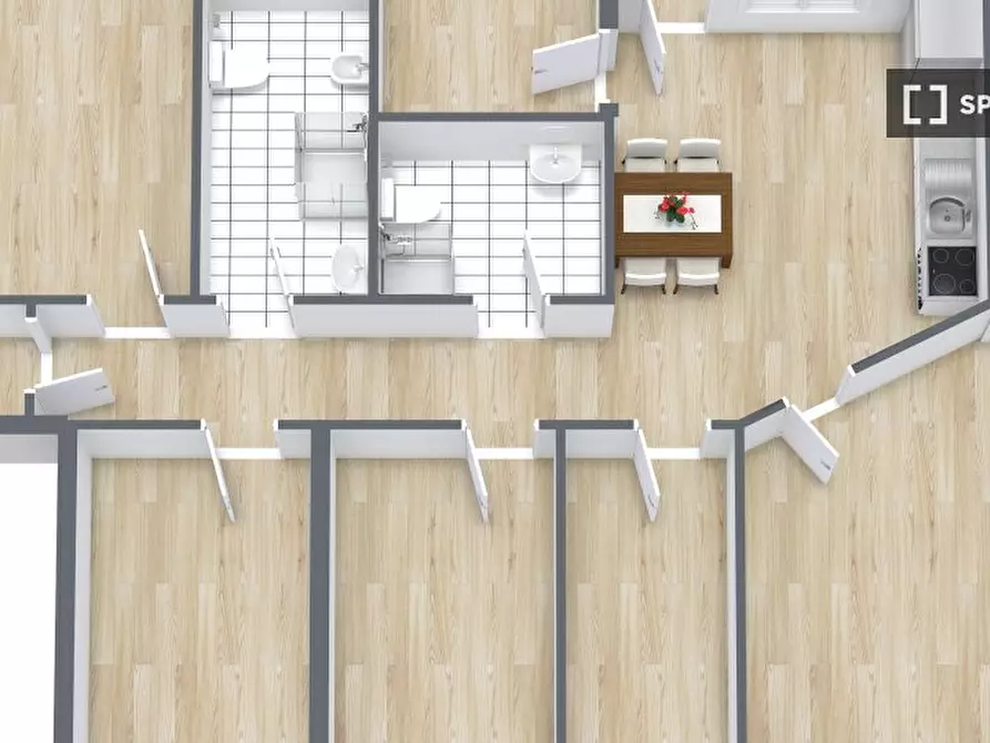 Immagine 19 di Camera condivisa in affitto  in Via Carlo Marx a Milano