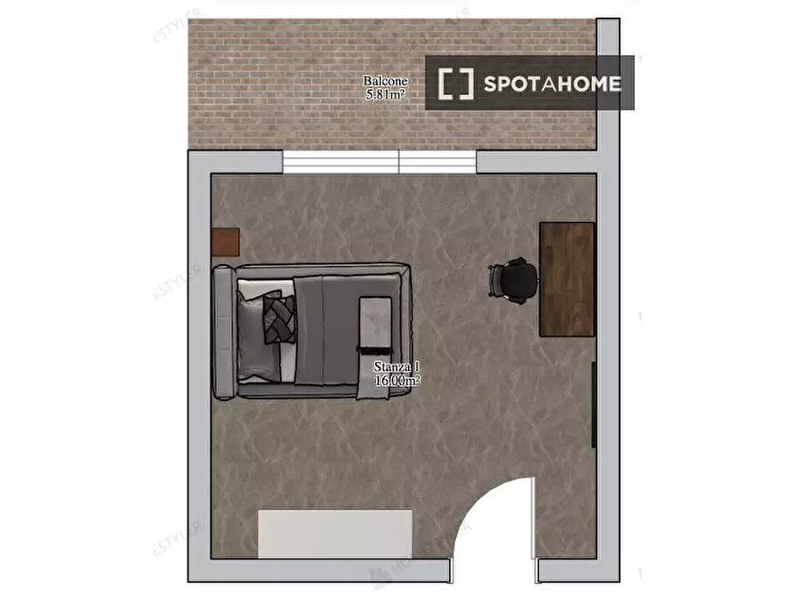 Immagine 5 di Camera condivisa in affitto  in Via Ignazio Guidi a Roma