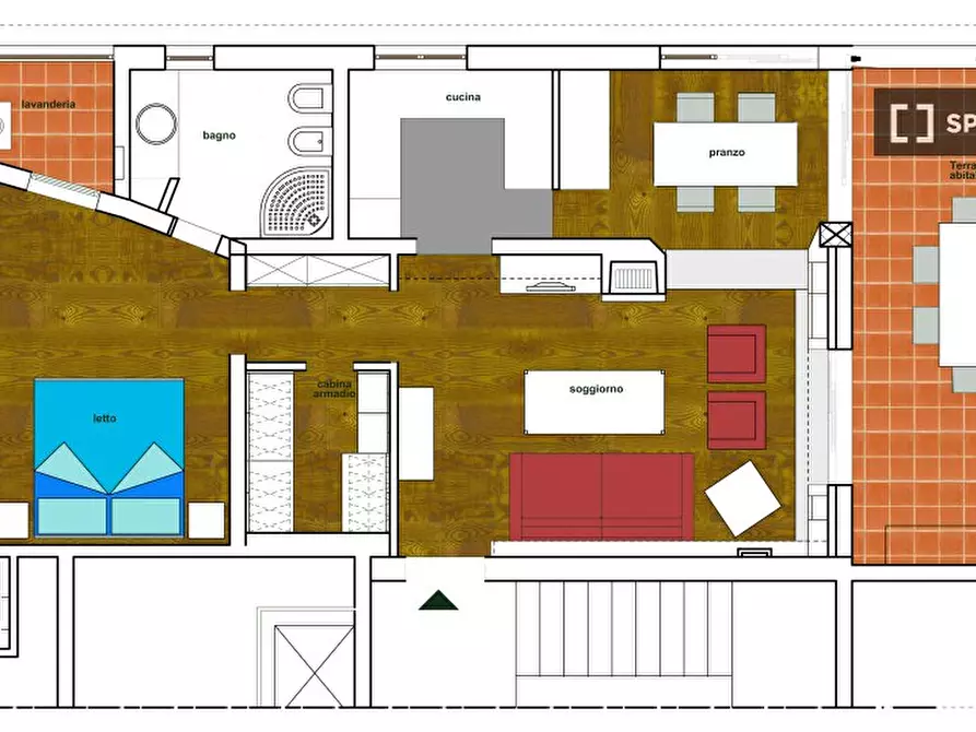 Immagine 15 di Appartamento in affitto  in Largo Giuseppe Cocchi a Roma
