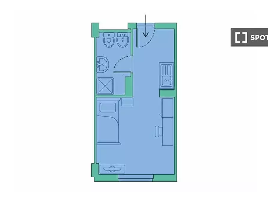 Immagine 4 di Ufficio in affitto  in Via di Passolombardo a Roma