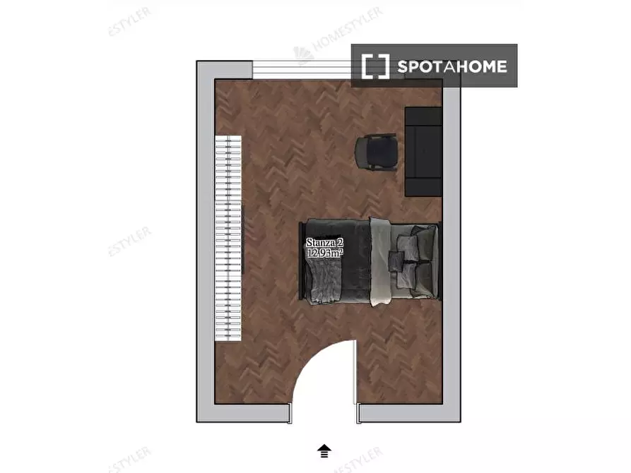 Immagine 5 di Camera condivisa in affitto  in Via Ignazio Guidi a Roma