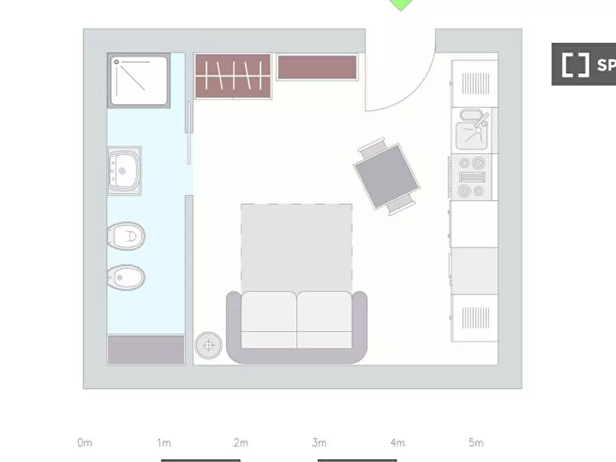 Immagine 9 di Appartamento in affitto  in Via Galeazzo Alessi a Milano