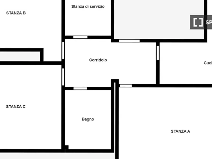 Immagine 12 di Camera condivisa in affitto  in VIA palestro a Padova