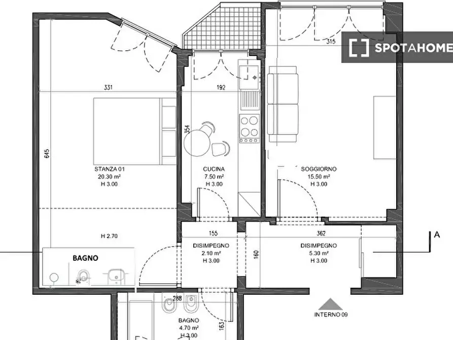 Immagine 15 di Camera condivisa in affitto  in Via Cipro a Roma
