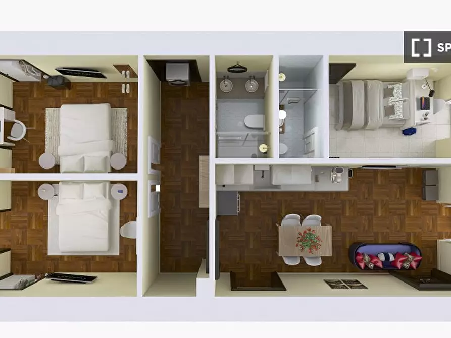 Immagine 6 di Camera condivisa in affitto  in Via Giovanni Camerana a Torino