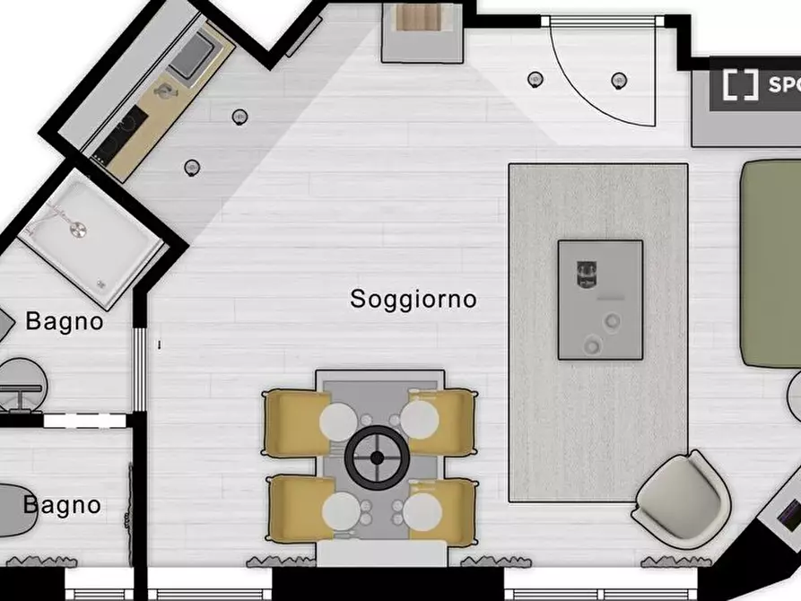 Immagine 16 di Ufficio in affitto  in Via Copernico a Milano