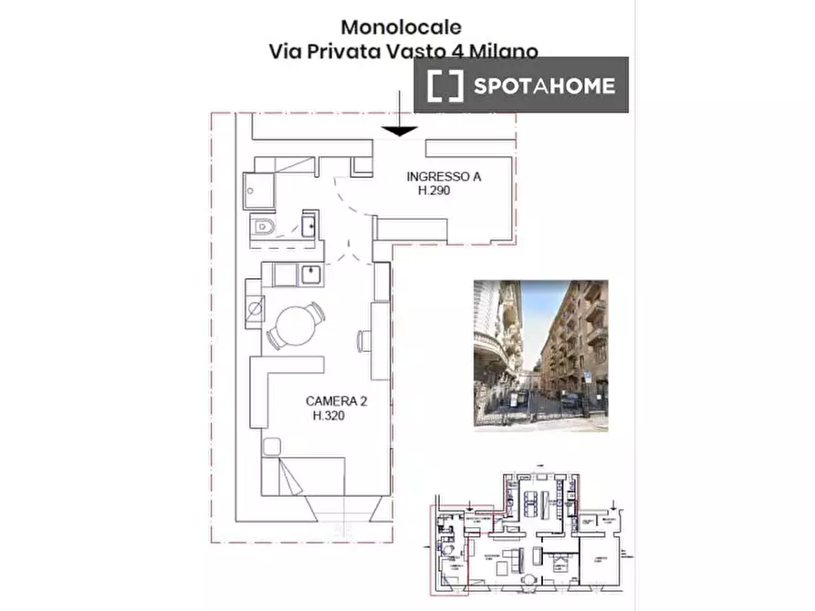 Immagine 9 di Ufficio in affitto  in Via Privata Vasto a Milano