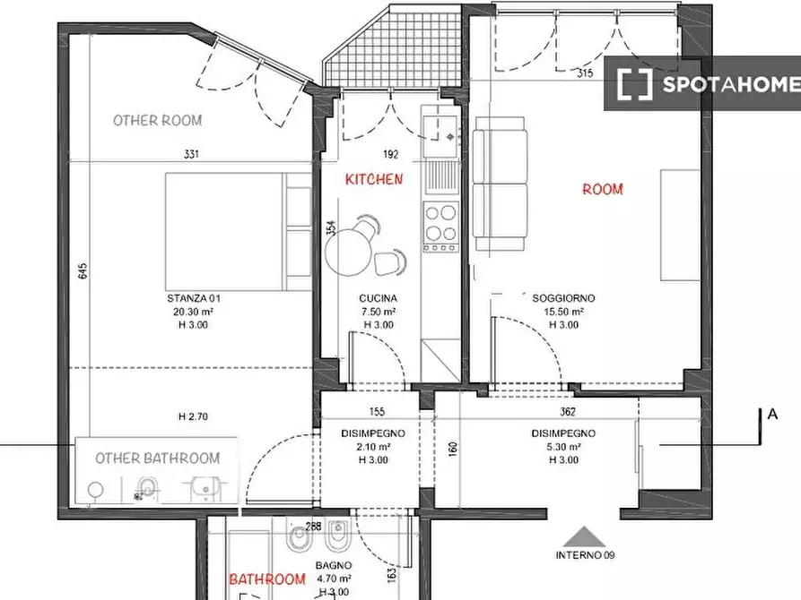 Immagine 7 di Camera condivisa in affitto  in Via Cipro a Roma