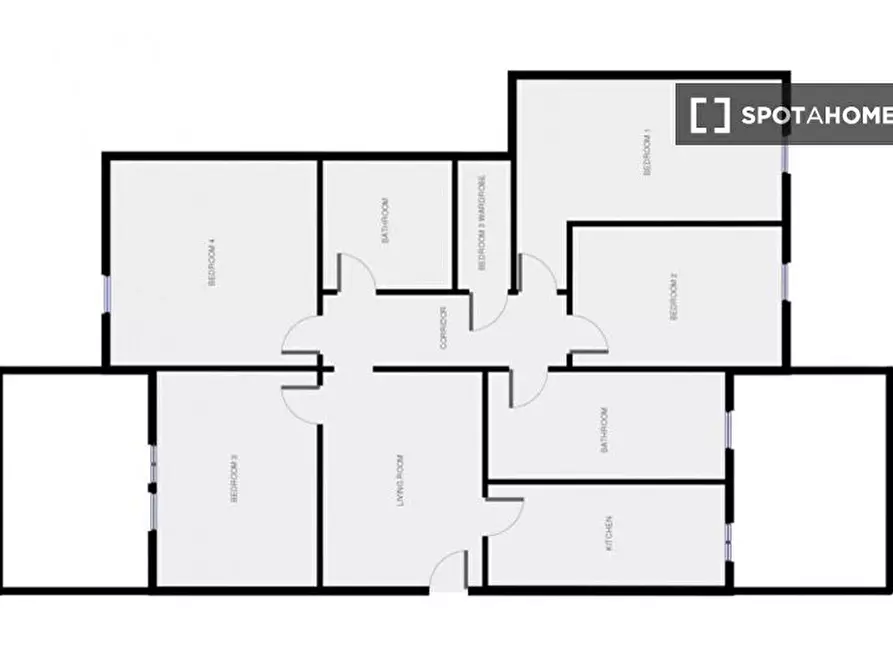 Immagine 8 di Camera condivisa in affitto  in Via Lodovico Il Moro a Milano